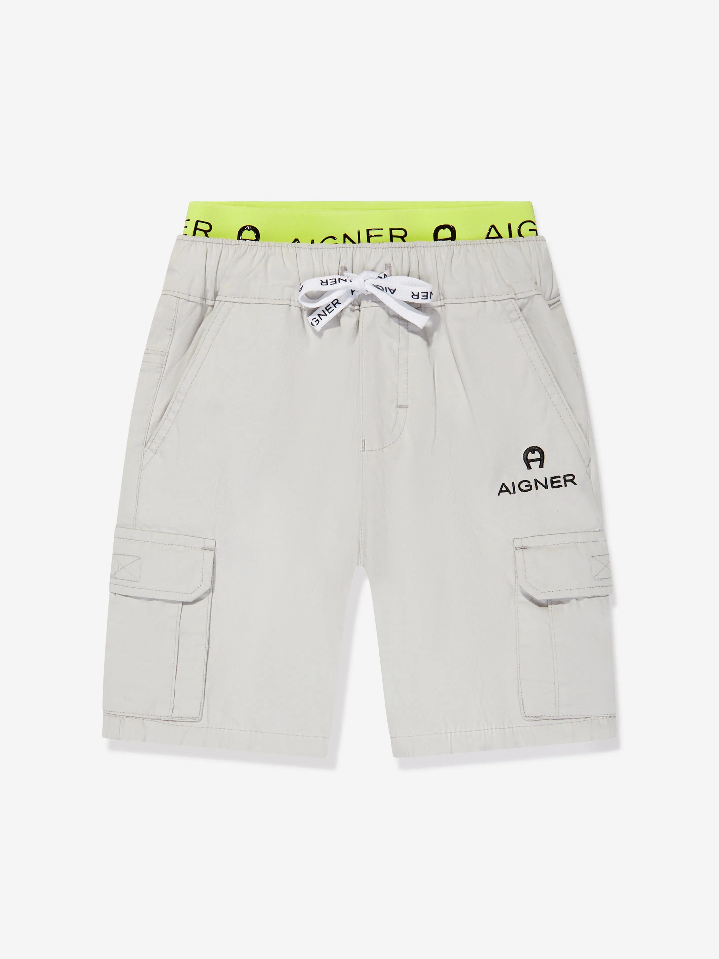 Aigner Boys Polo Shirt And Shorts Set in White