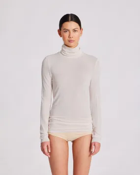 Anna Wool Turtleneck - Grey Morn