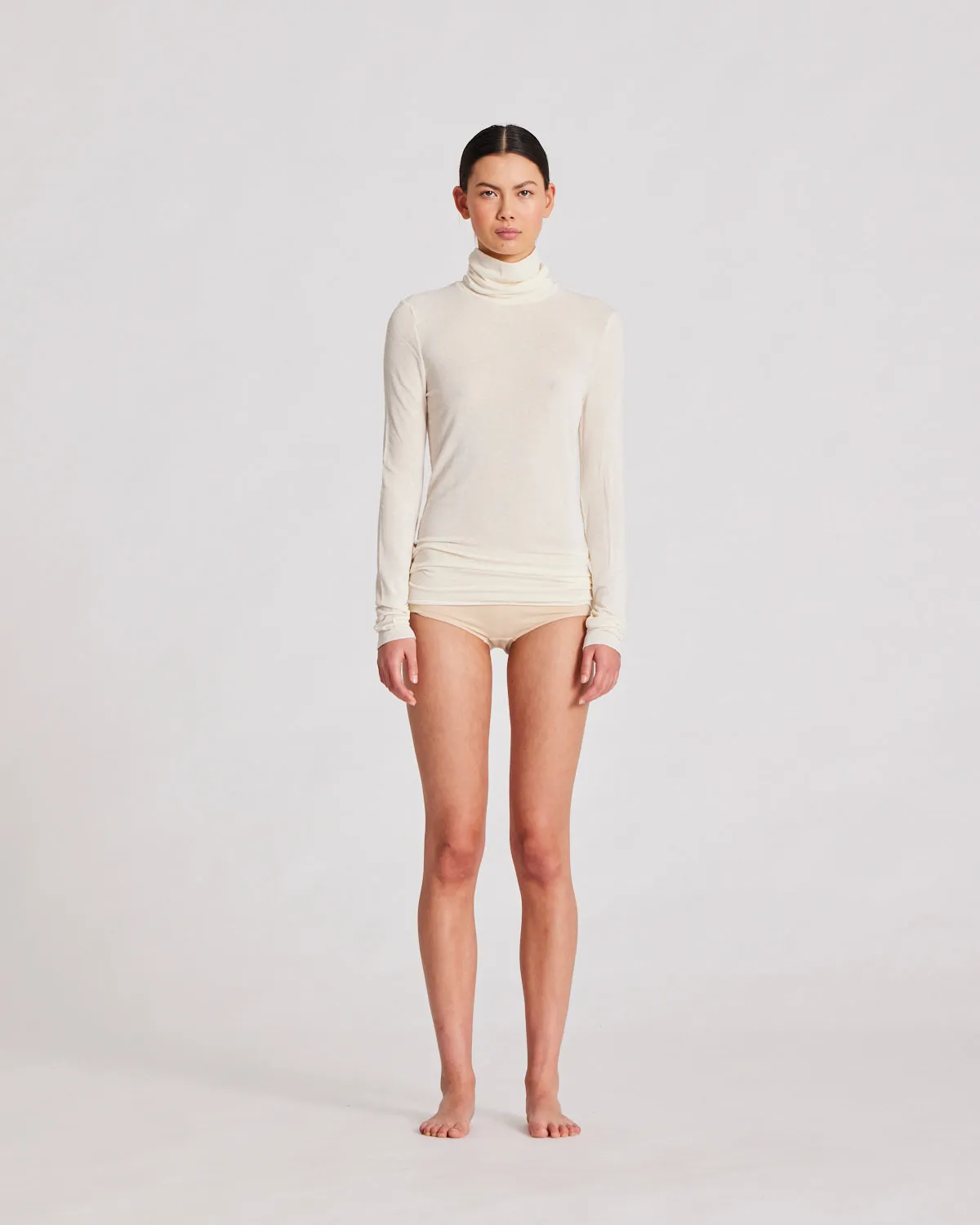 Anna Wool Turtleneck - Off White