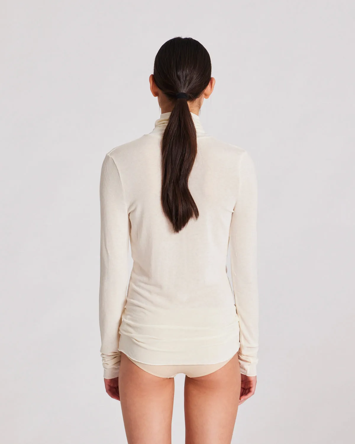 Anna Wool Turtleneck - Off White