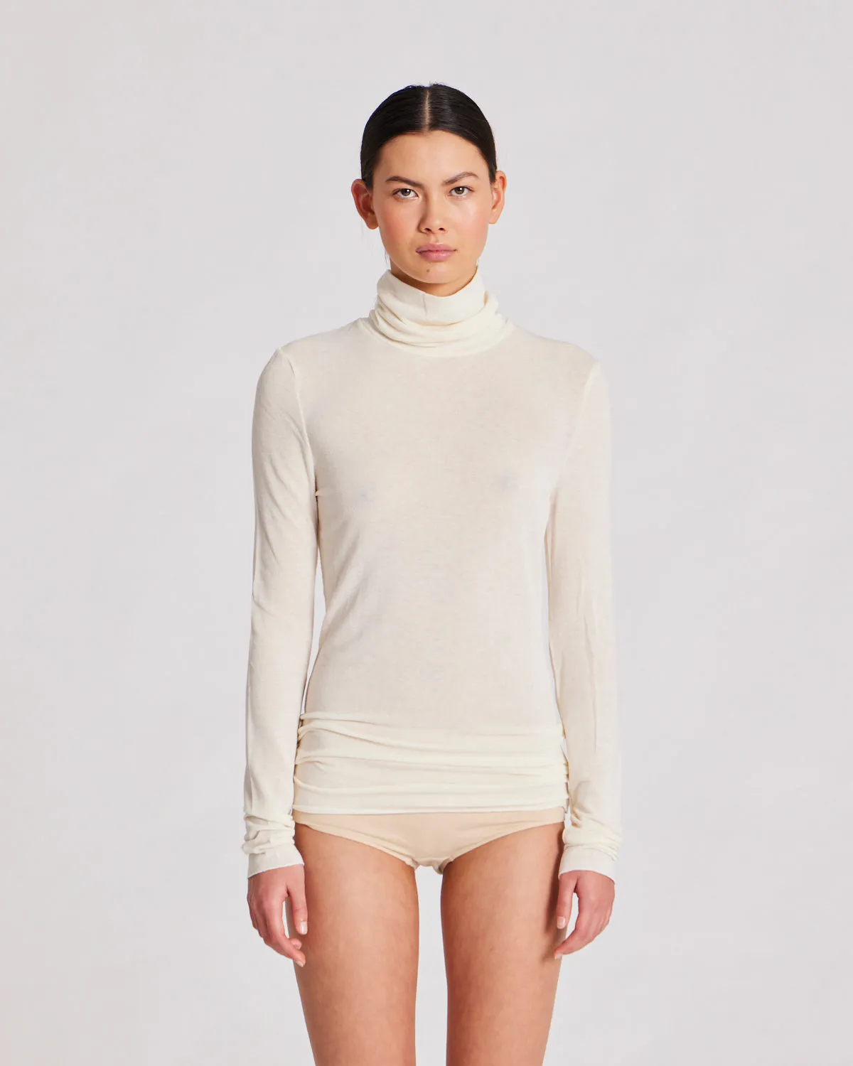 Anna Wool Turtleneck - Off White