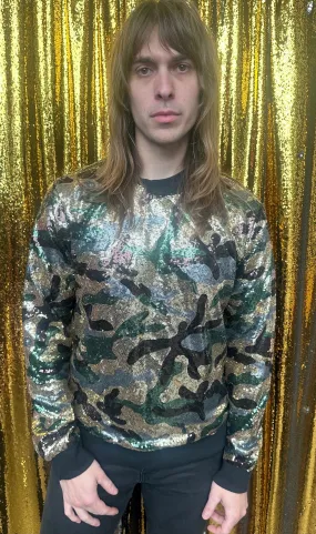 Any Old Iron Men's Camo Sweatshirt