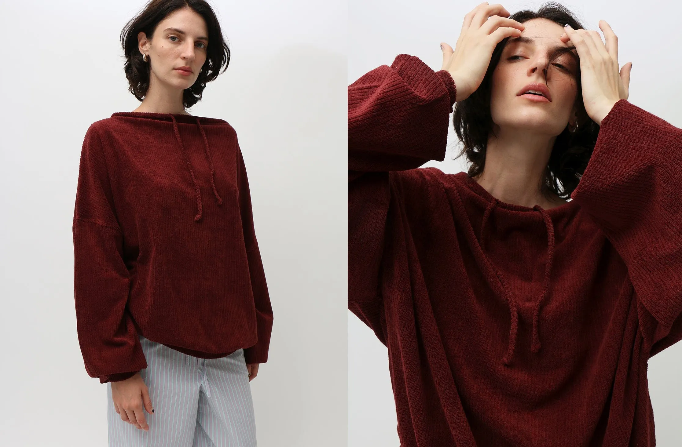 Aster Brown Red Ran Sweatshirt