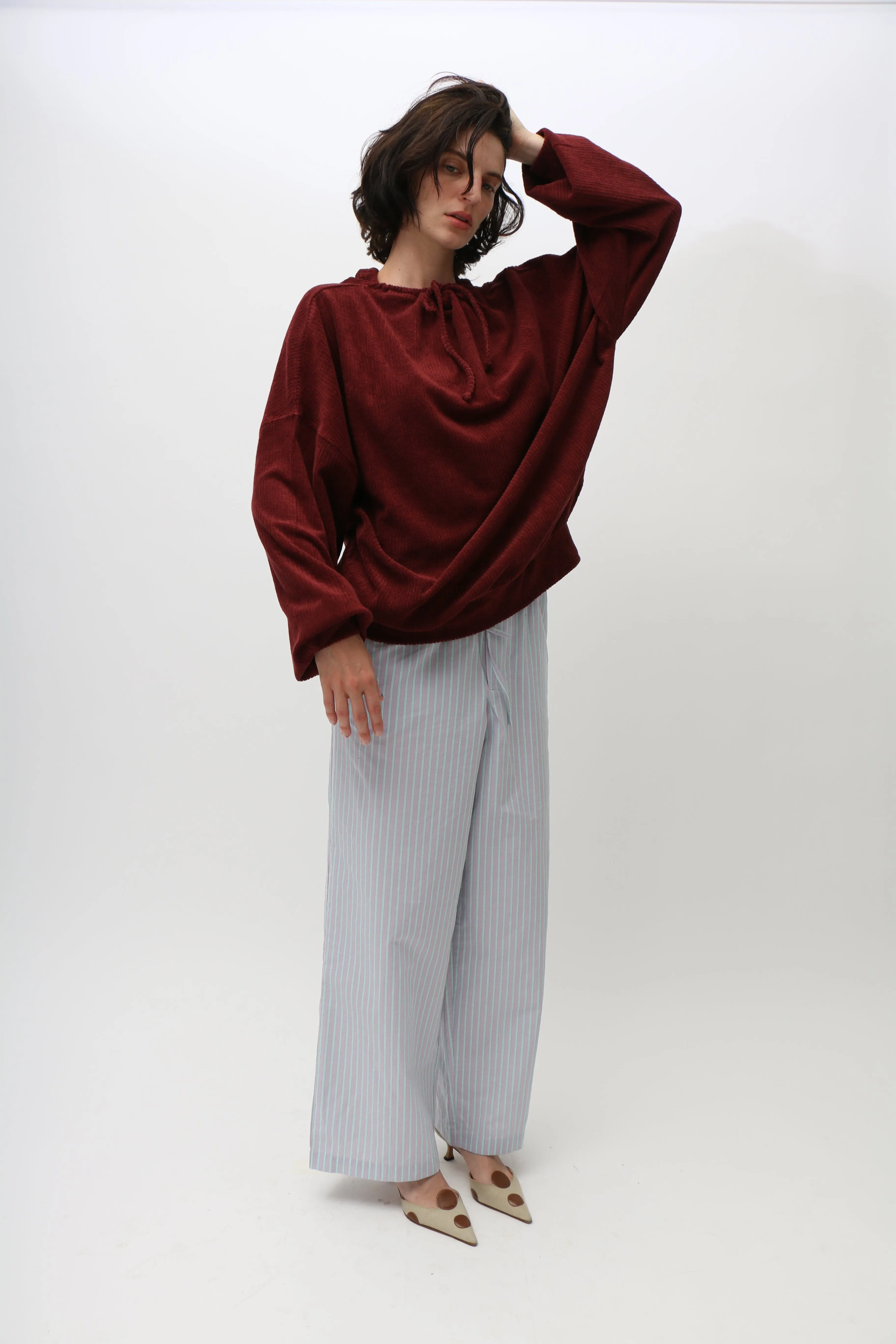 Aster Brown Red Ran Sweatshirt