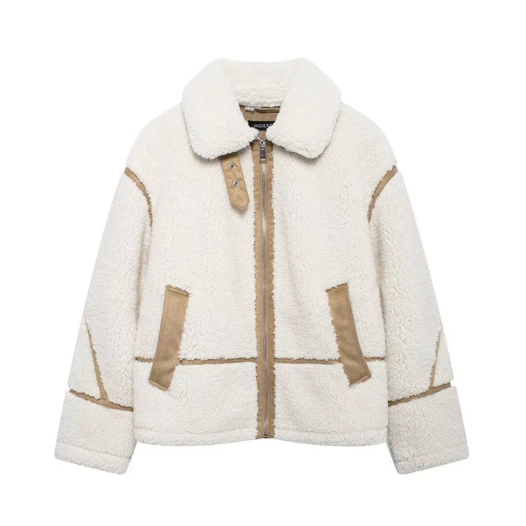 Aviator Chic Shearling Jacket