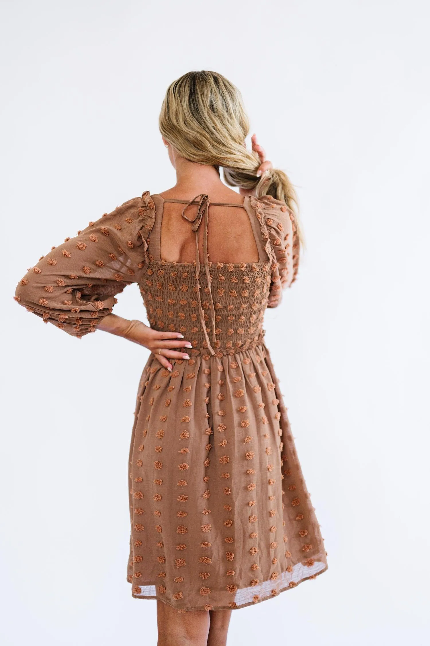 Bae Mini Dress in Brown