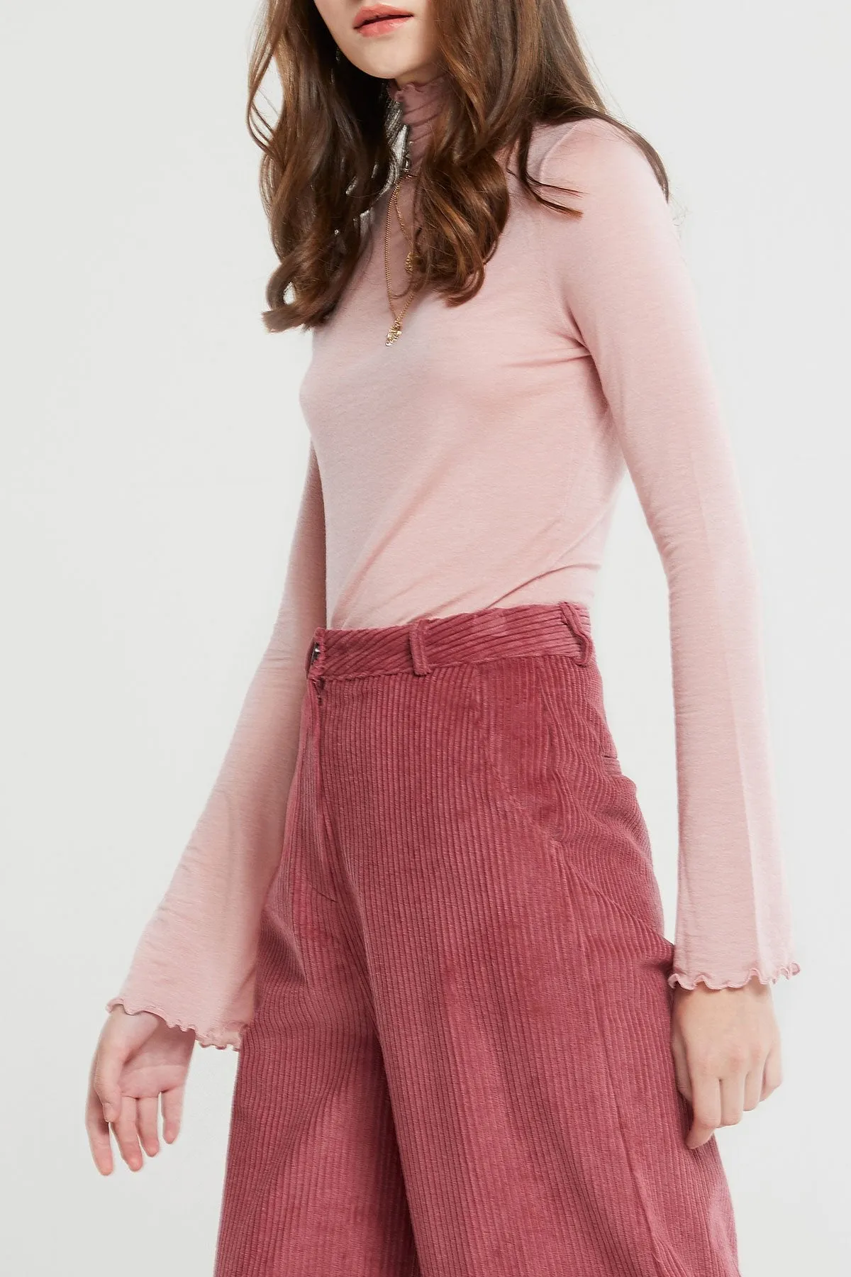 Basic Lightweight Turtleneck Top-4 Colors