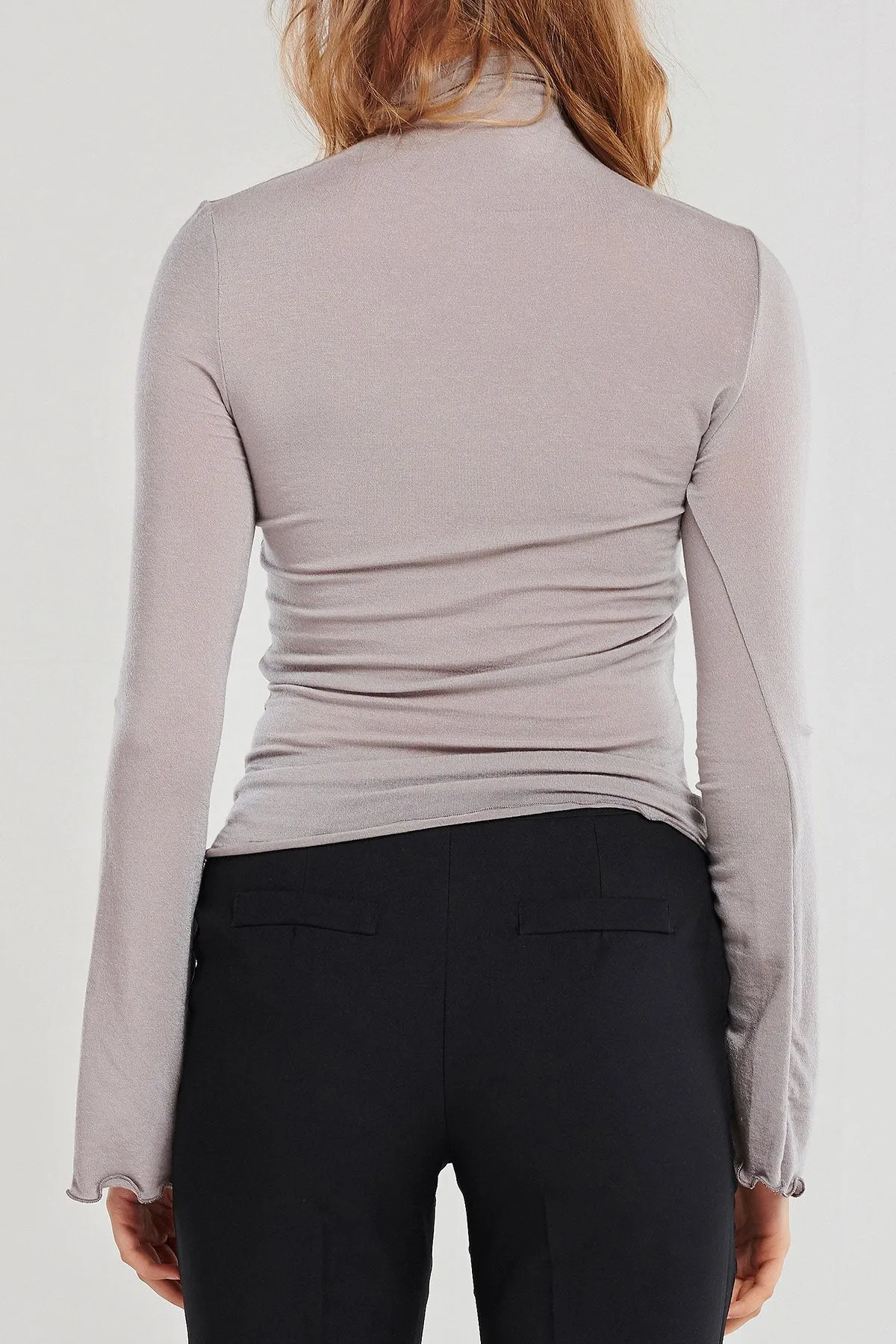 Basic Lightweight Turtleneck Top-4 Colors