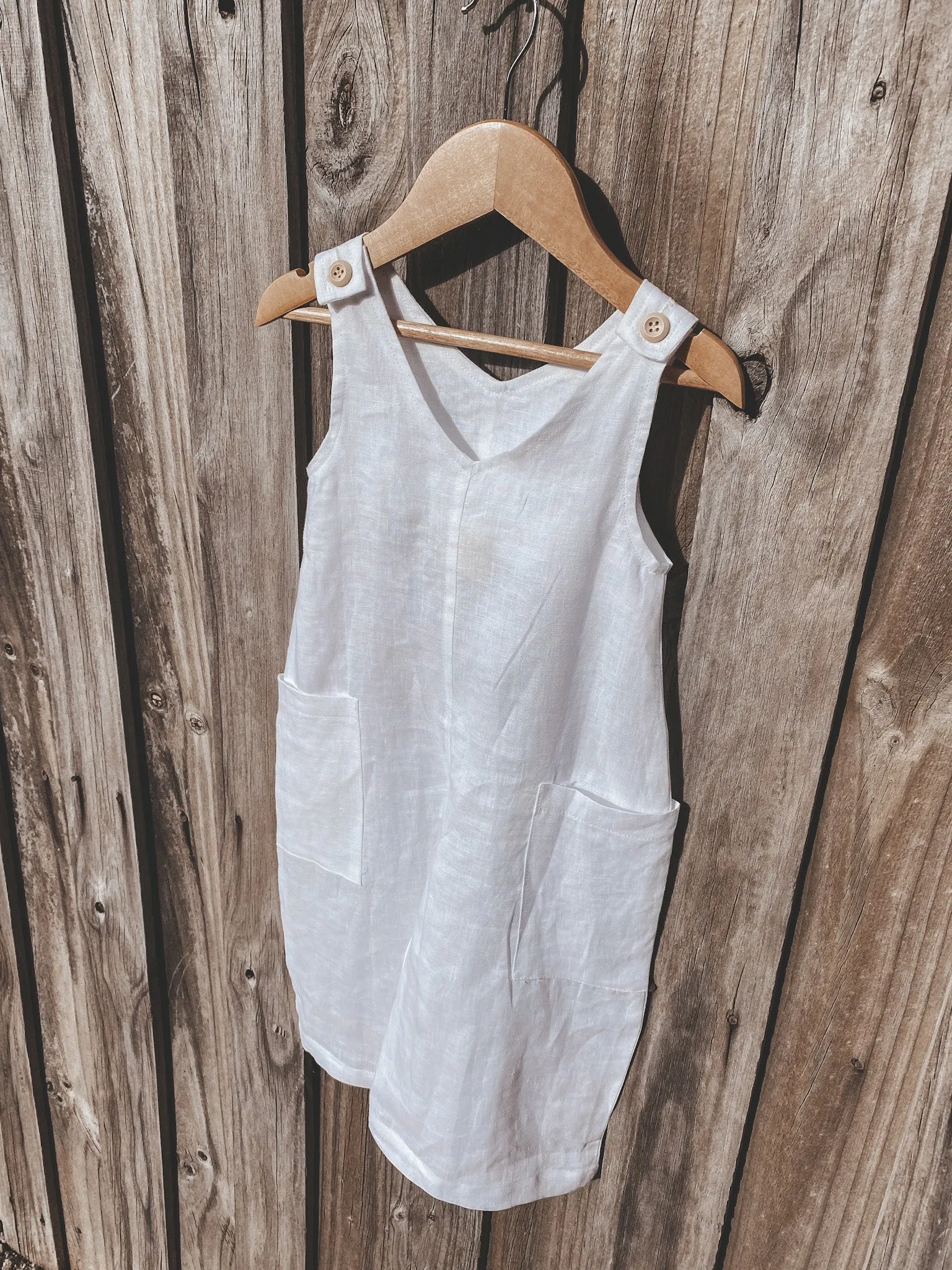 Bohemian Overall White