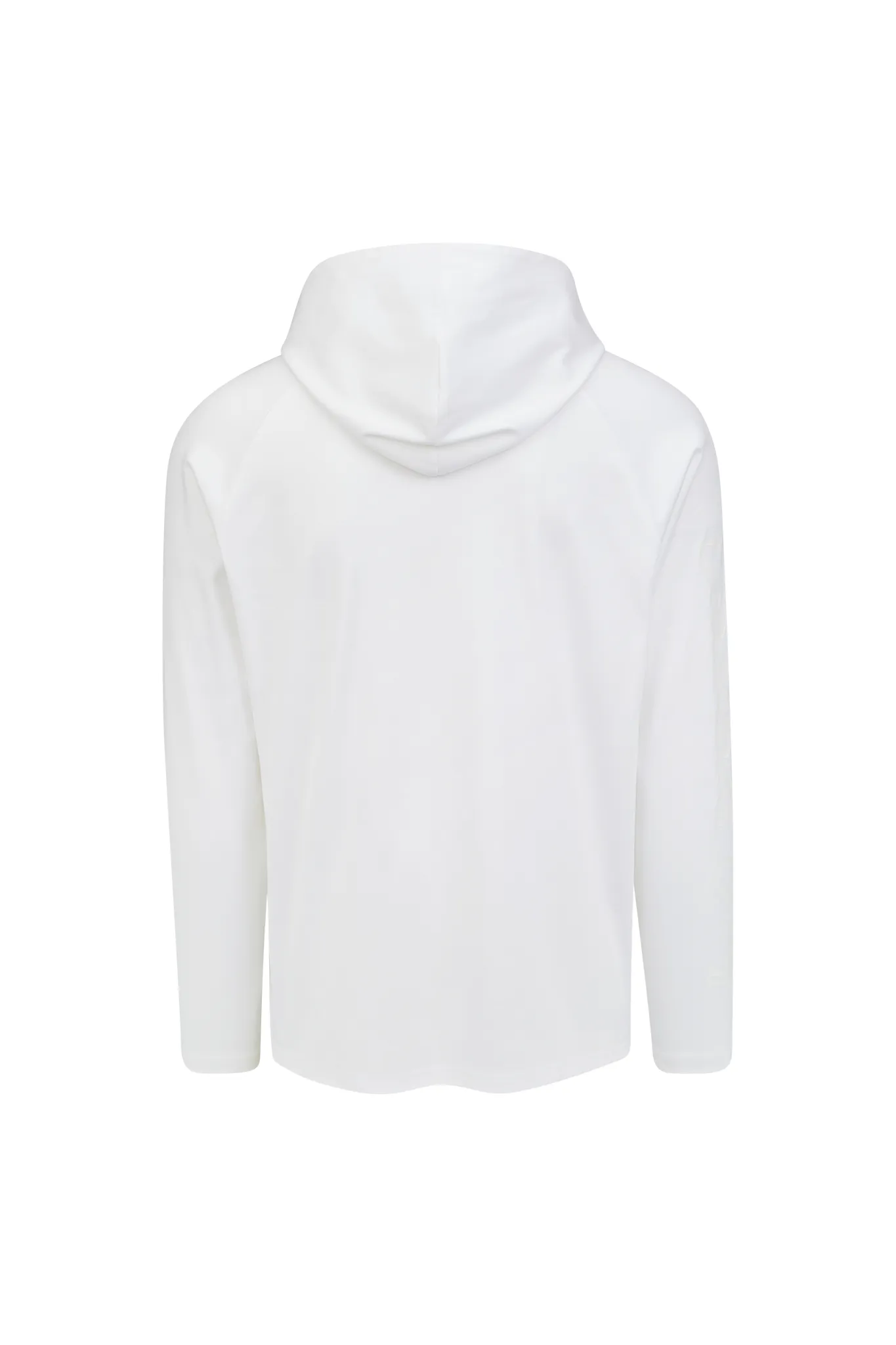 Bright White Men's Long Sleeve Lightweight Hoodie