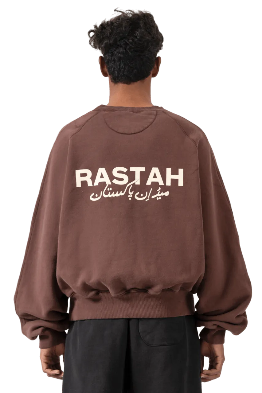 BROWN MADE IN PAK SWEATSHIRT (v2)