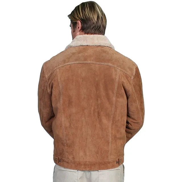 Cafe Brown Suede Jacket