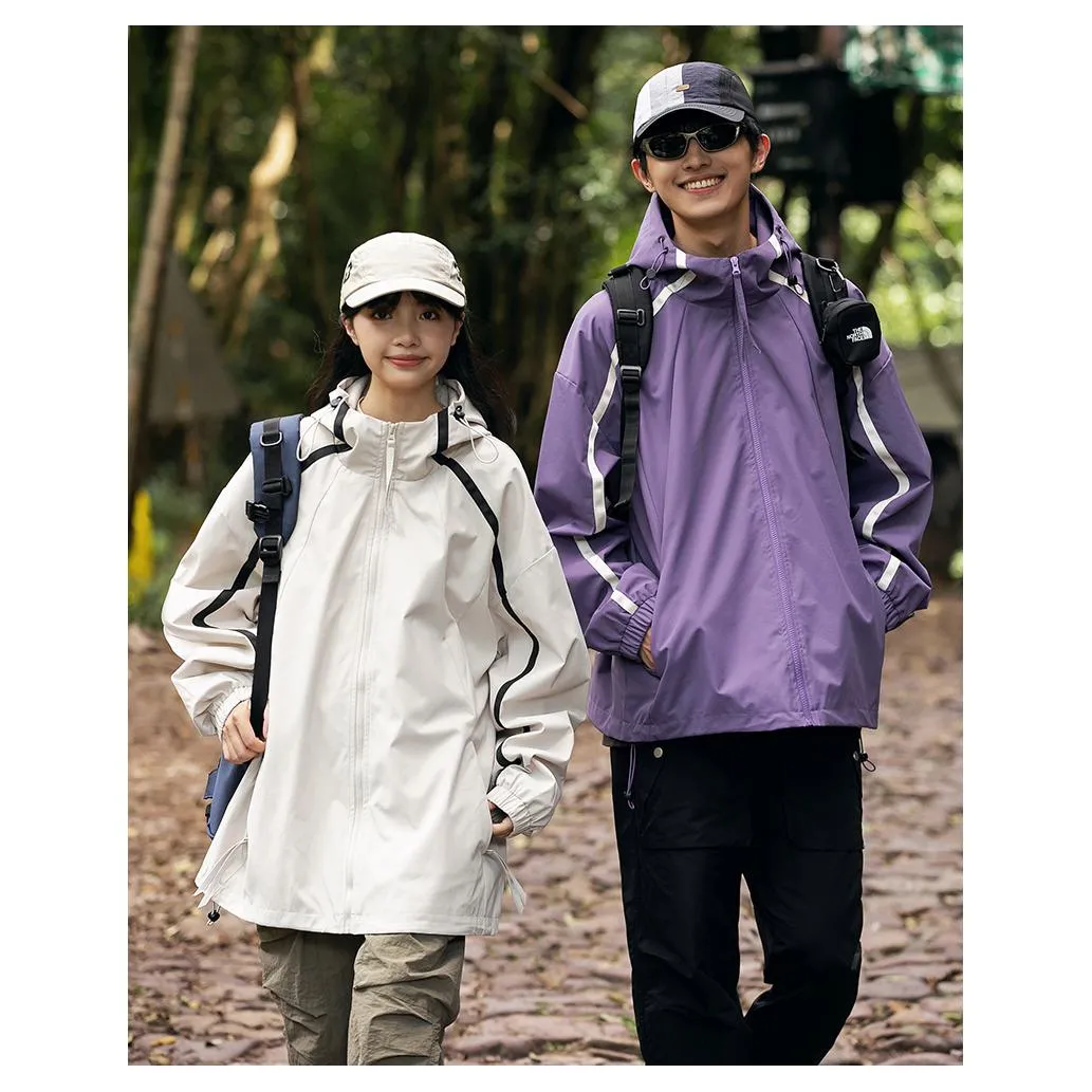 Camping Outdoor Windproof Raincoat Hooded Jacket