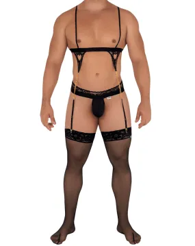 Candyman 99581 Harness-thongs Outfit Black