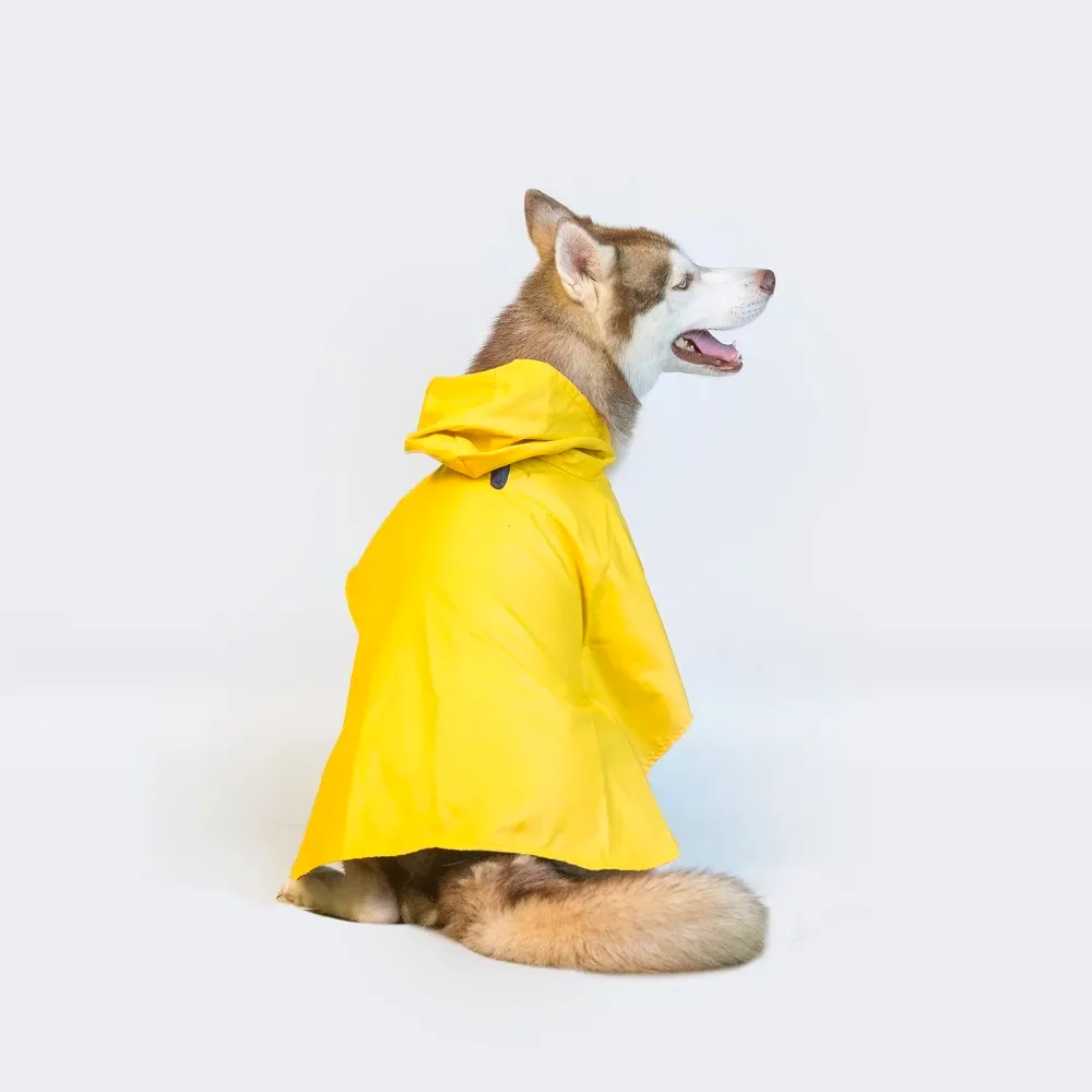 Cape Style Dog Raincoat (Yellow)