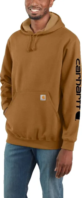 Carhartt Men&#x27;s Sleeve Logo Hooded Sweatshirt Carhartt® Brown | Buy Carhartt Men&#x27;s Sleeve Logo Hooded Sweatshirt Carhartt® Brown here | Outnorth