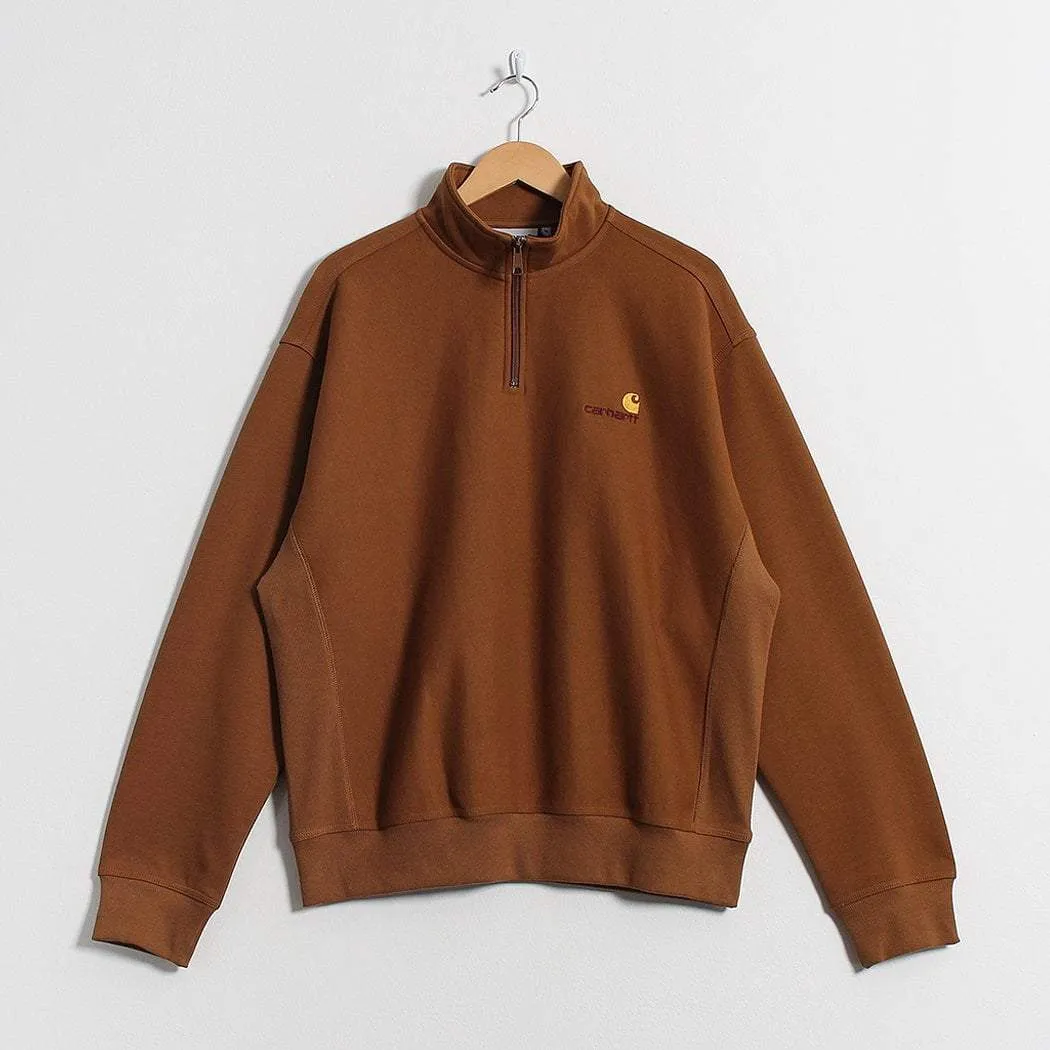 Carhartt WIP American Script Half Zip Sweatshirt