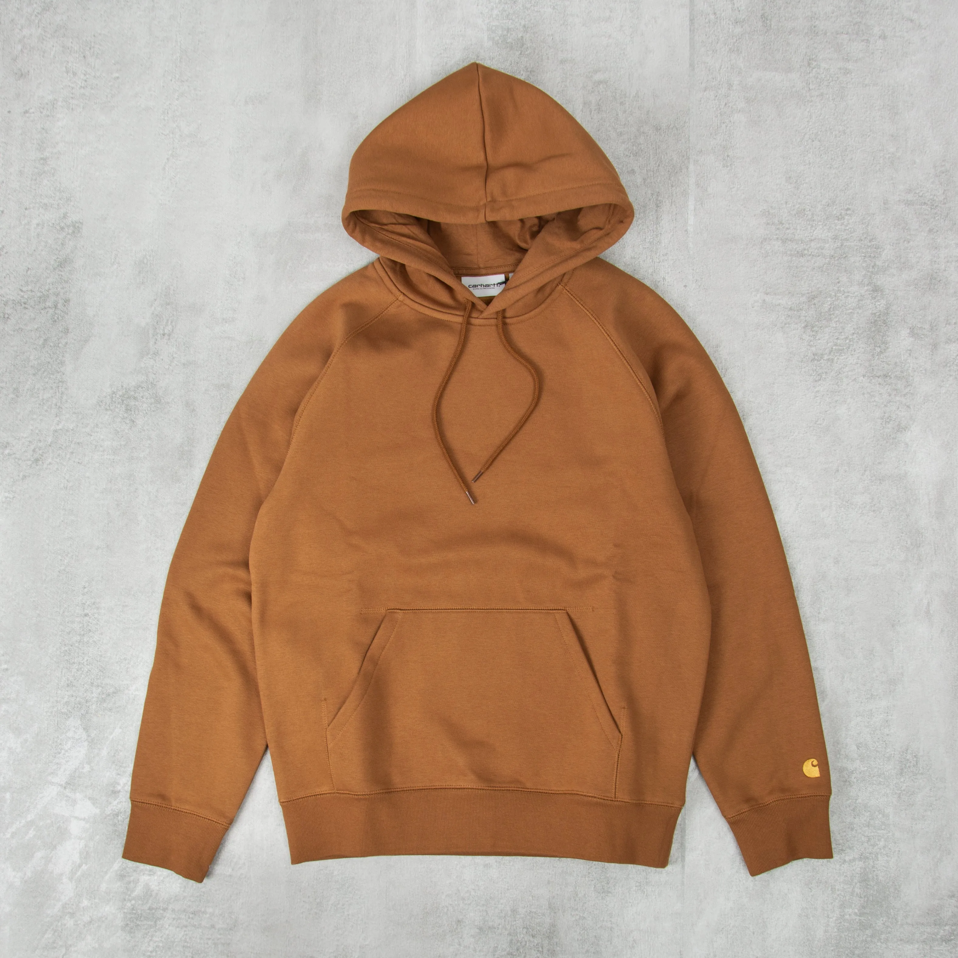 Carhartt WIP Hooded Chase Sweatshirt - Hamilton Brown