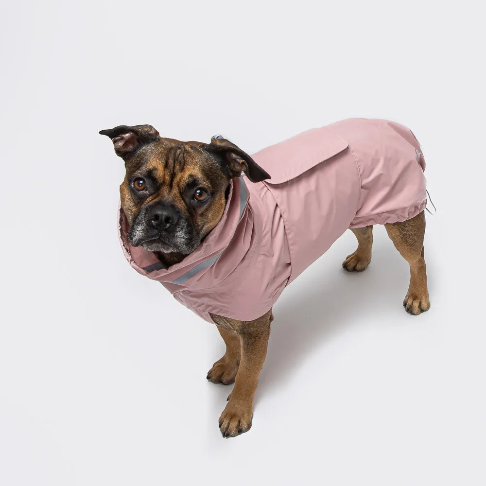 Cloud7 Hamburg Dog Rain Coat in Candy