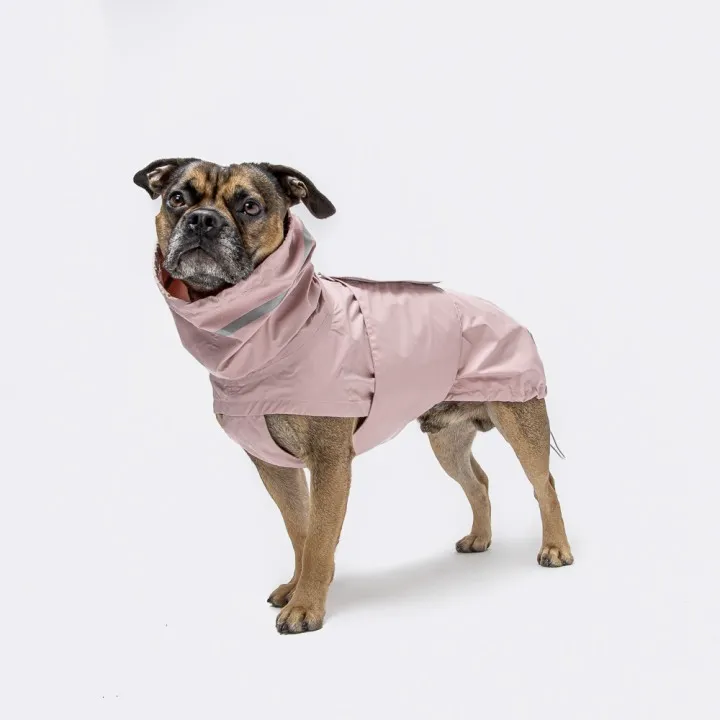 Cloud7 Hamburg Dog Rain Coat in Candy