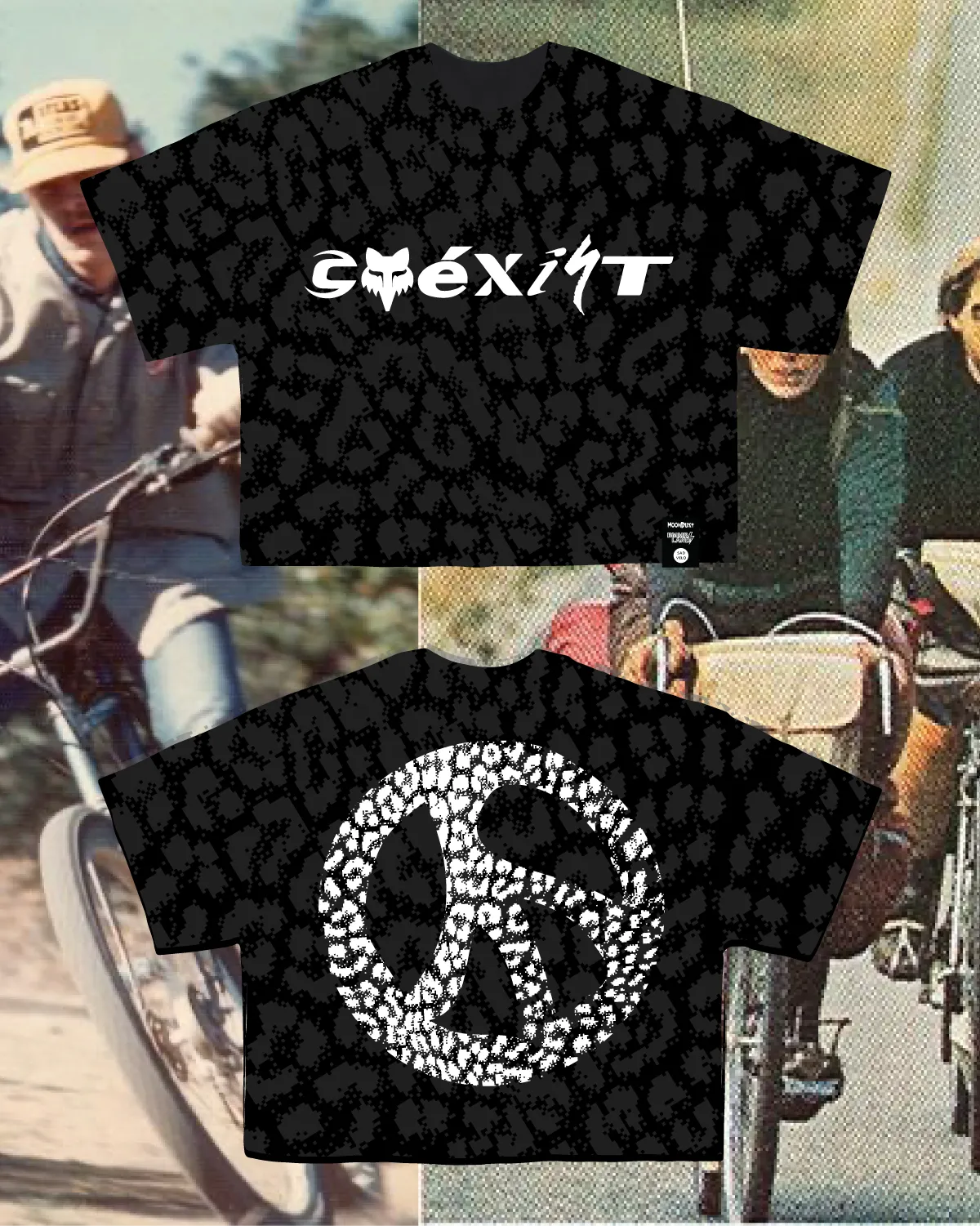 COEXIST Tech Crop w/woven label