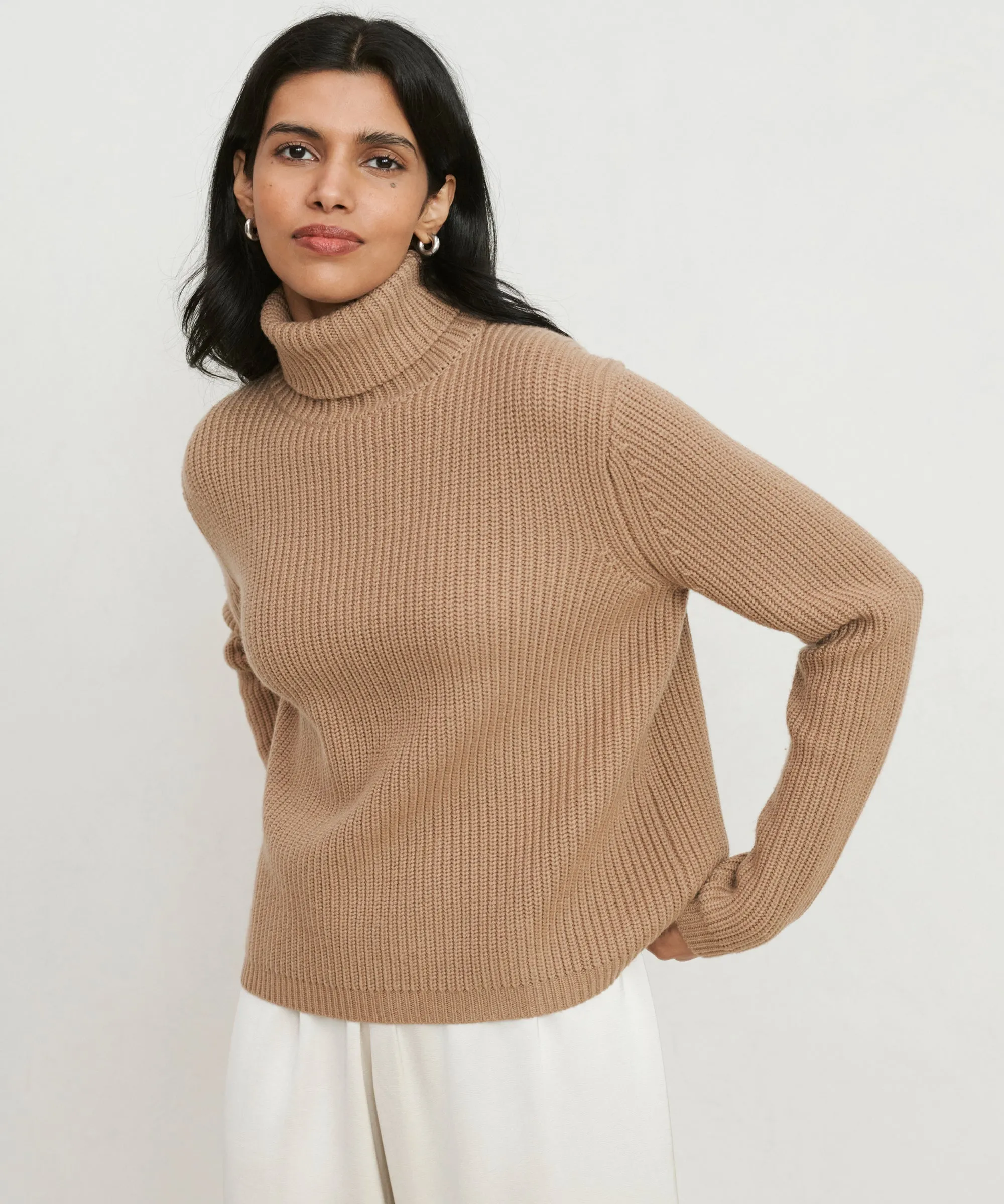 Cropped Turtleneck