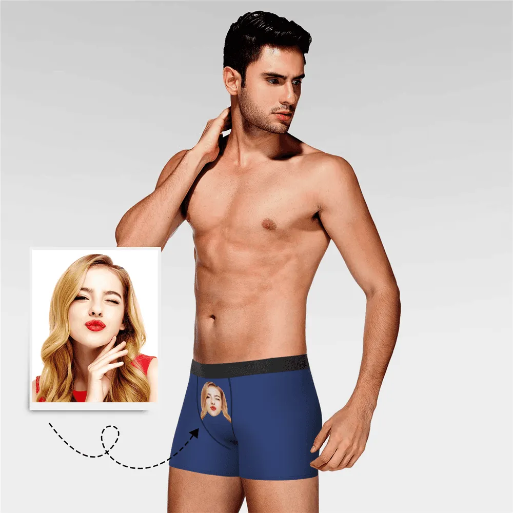 Custom Face Colorful Boxer Shorts, Custom Underwear For Men