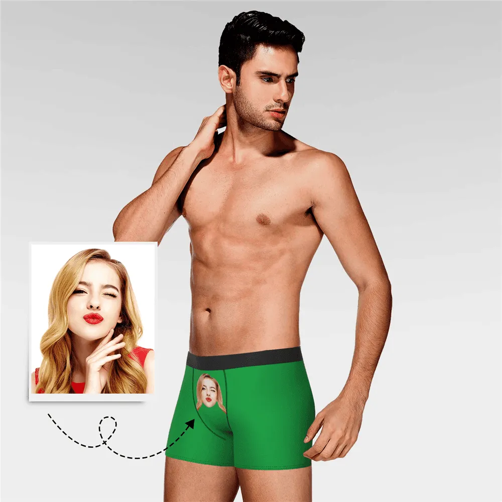 Custom Face Colorful Boxer Shorts, Custom Underwear For Men