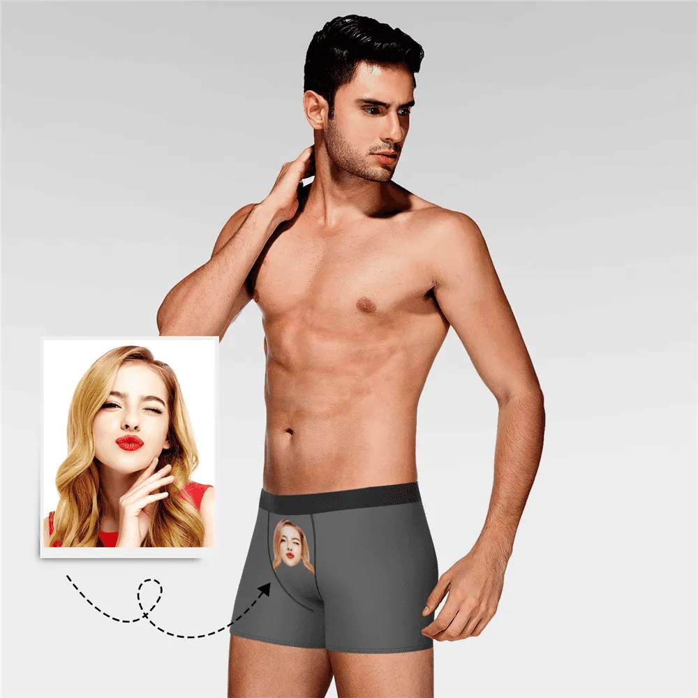 Custom Face Colorful Boxer Shorts, Custom Underwear For Men