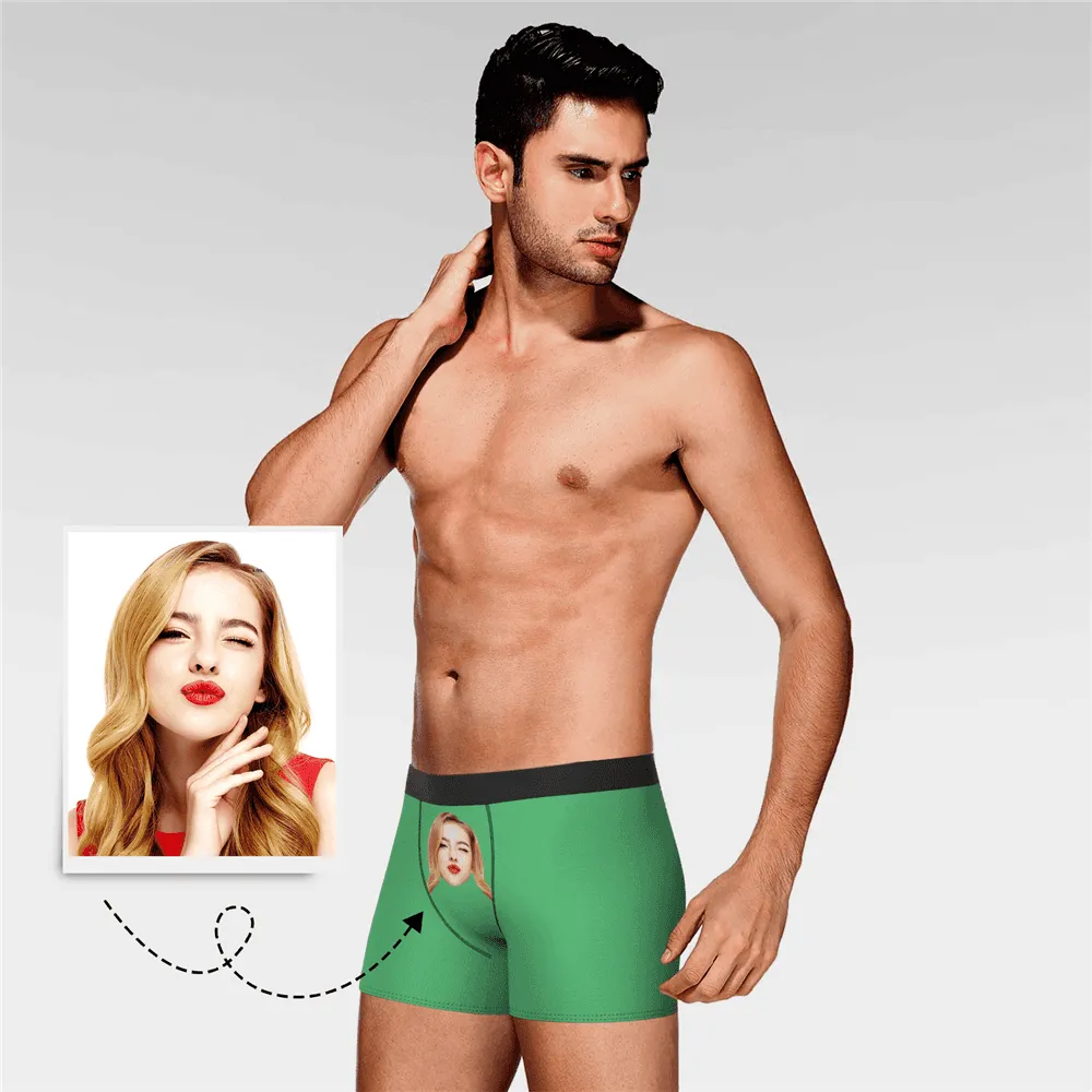 Custom Face Colorful Boxer Shorts, Custom Underwear For Men