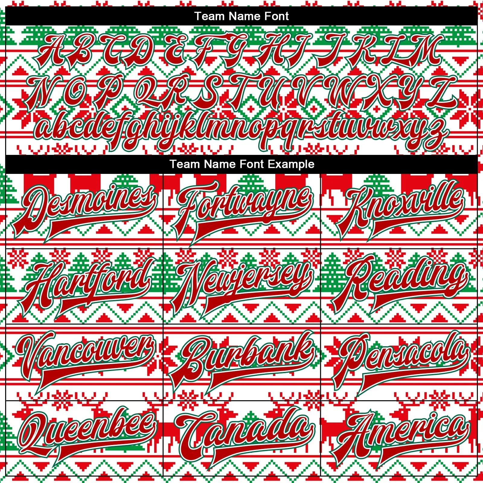 Custom White Red-Kelly Green Christmas 3D Bomber Full-Snap Varsity Letterman Jacket