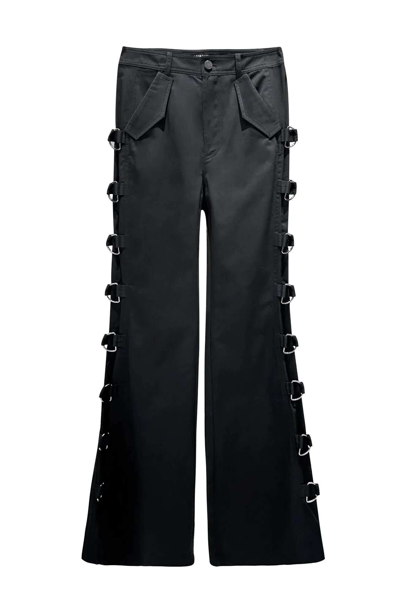 D-button bell bottoms