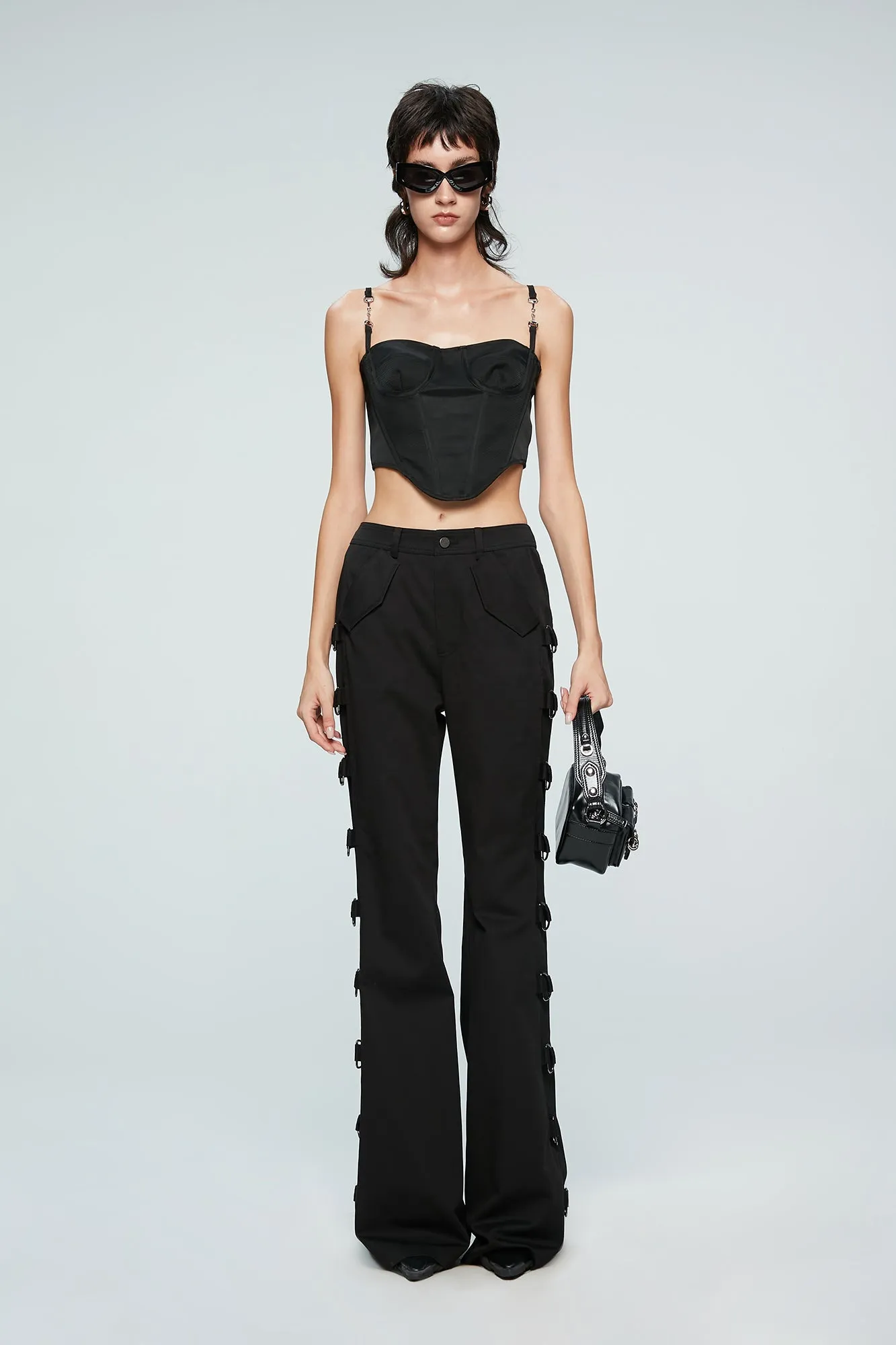 D-button bell bottoms