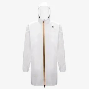 Eiffel - Unisex Waterproof Packable Long Rain Jacket in White