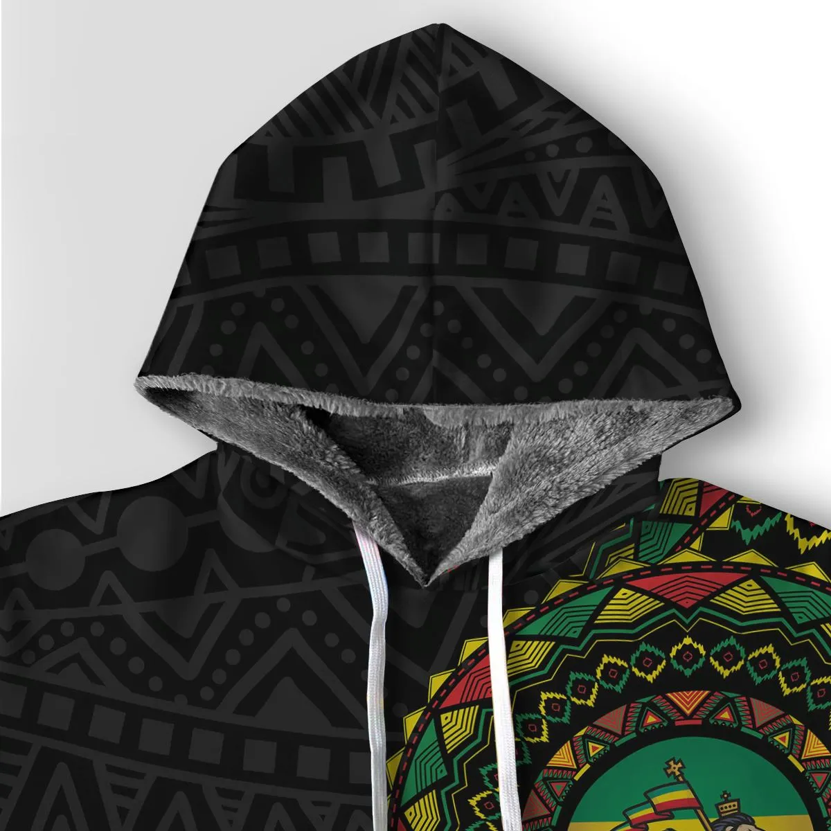 Ethiopia Flag Premium Hoodie