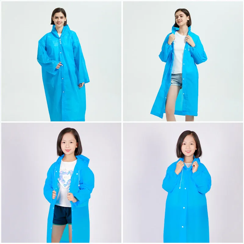 Fashionable Full Body EVA Raincoat with Waterproof and Thickened Design, HG0017