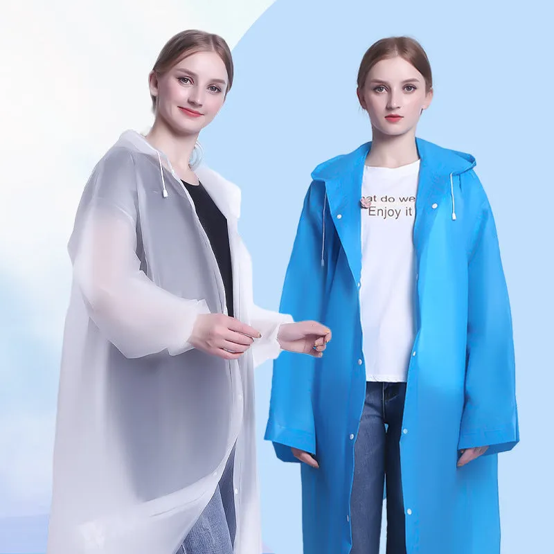 Fashionable Full Body EVA Raincoat with Waterproof and Thickened Design, HG0017