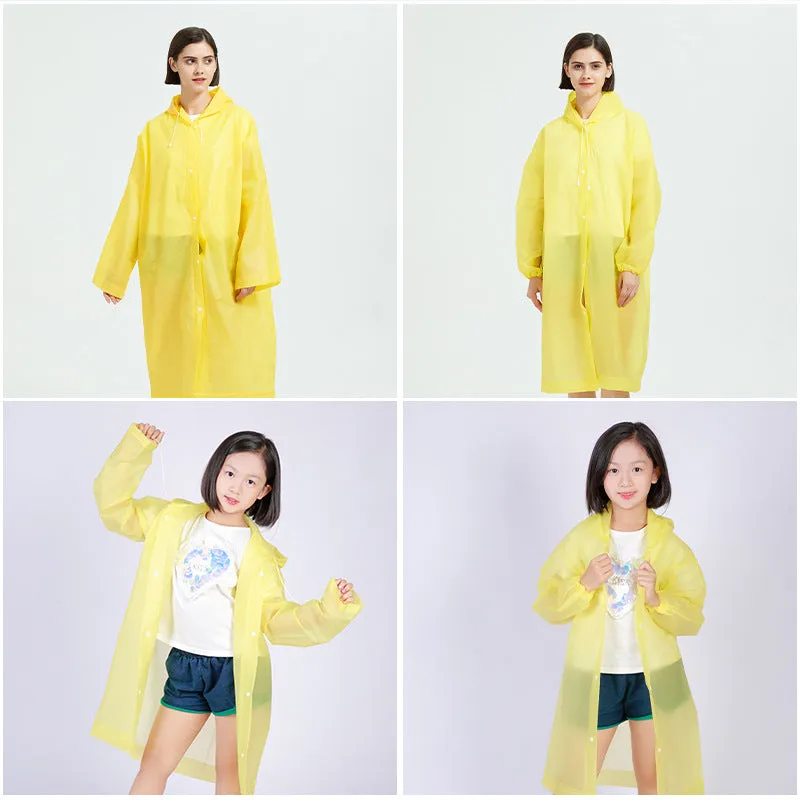 Fashionable Full Body EVA Raincoat with Waterproof and Thickened Design, HG0017