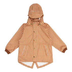 Fishtail Raincoat - Sienna Gingham