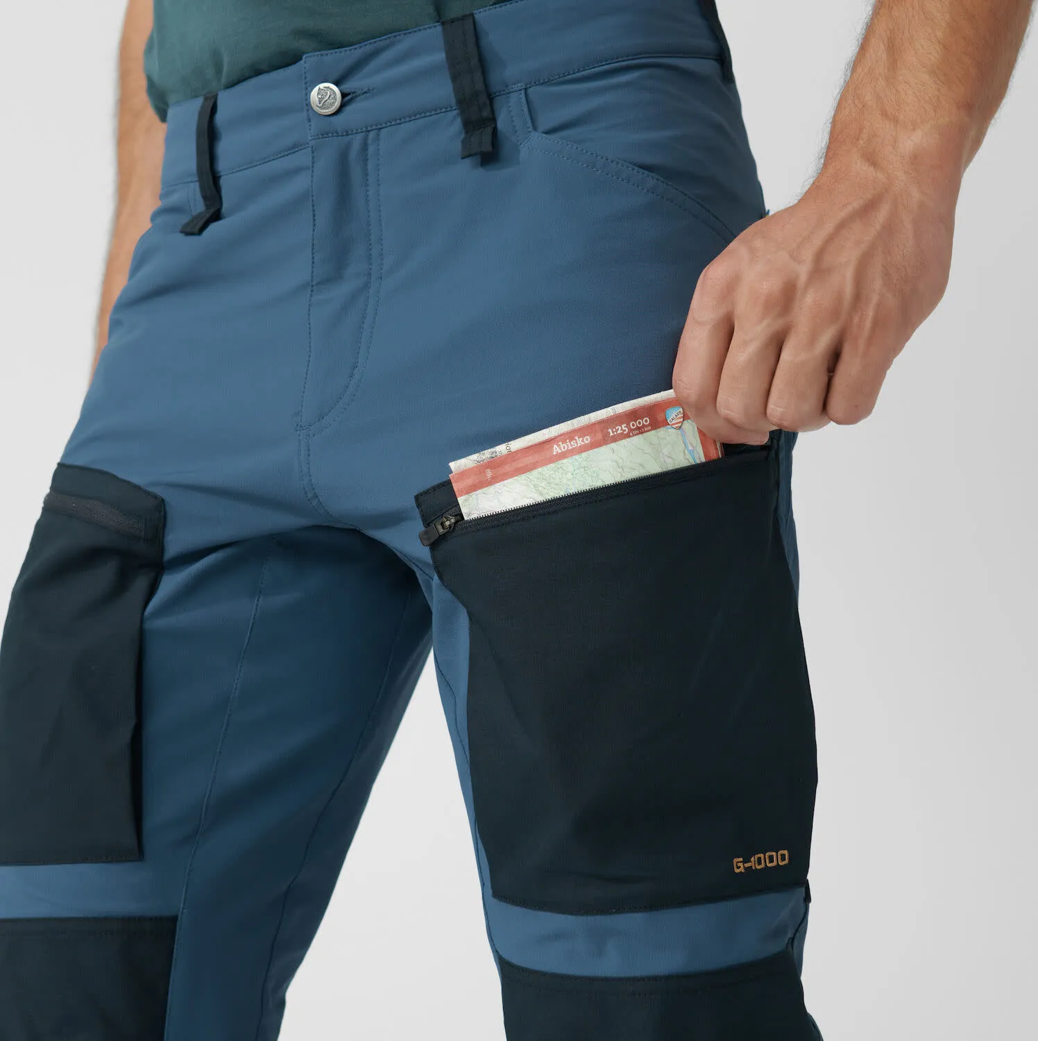 Fjällräven Men&#x27;s Keb Agile Trousers Indigo Blue/Dark Navy | Buy Fjällräven Men&#x27;s Keb Agile Trousers Indigo Blue/Dark Navy here | Outnorth