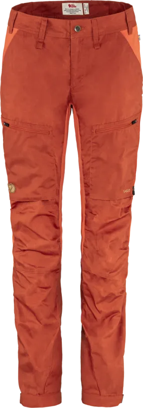 Fjällräven Women&#x27;s Abisko Lite Trekking Trousers Short Cabin Red-Rowan Red | Buy Fjällräven Women&#x27;s Abisko Lite Trekking Trousers Short Cabin Red-Rowan Red here | Outnorth