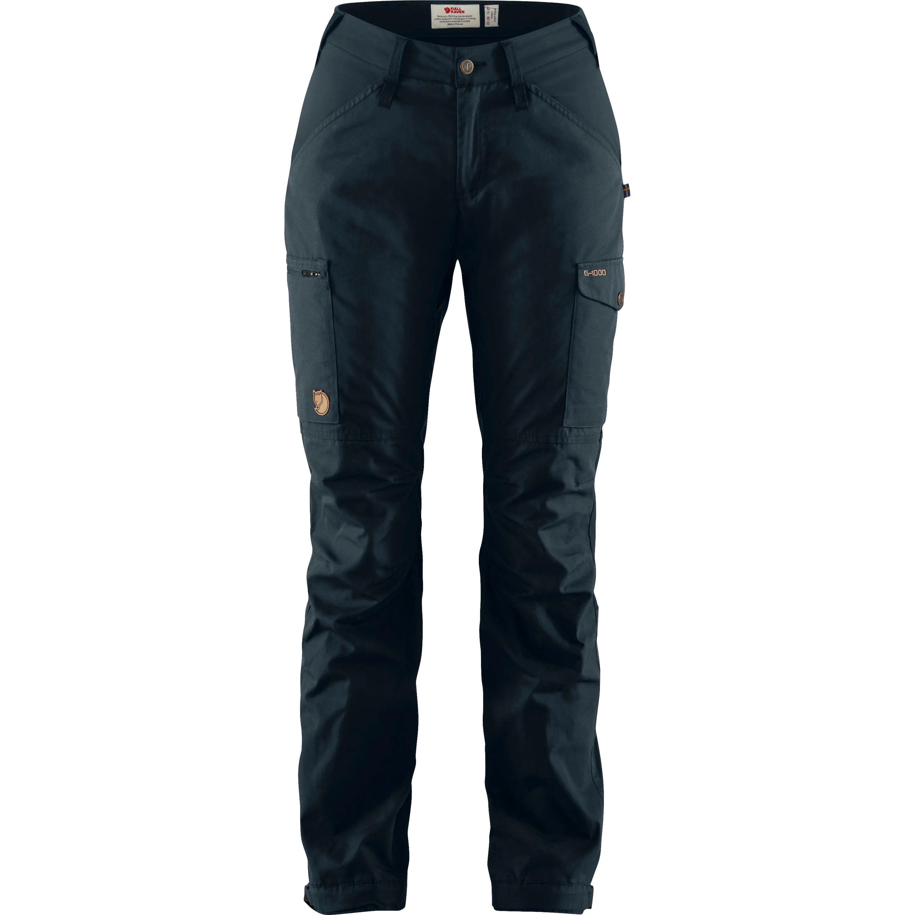 Fjällräven Women&#x27;s Kaipak Trousers Curved Dark Navy | Buy Fjällräven Women&#x27;s Kaipak Trousers Curved Dark Navy here | Outnorth