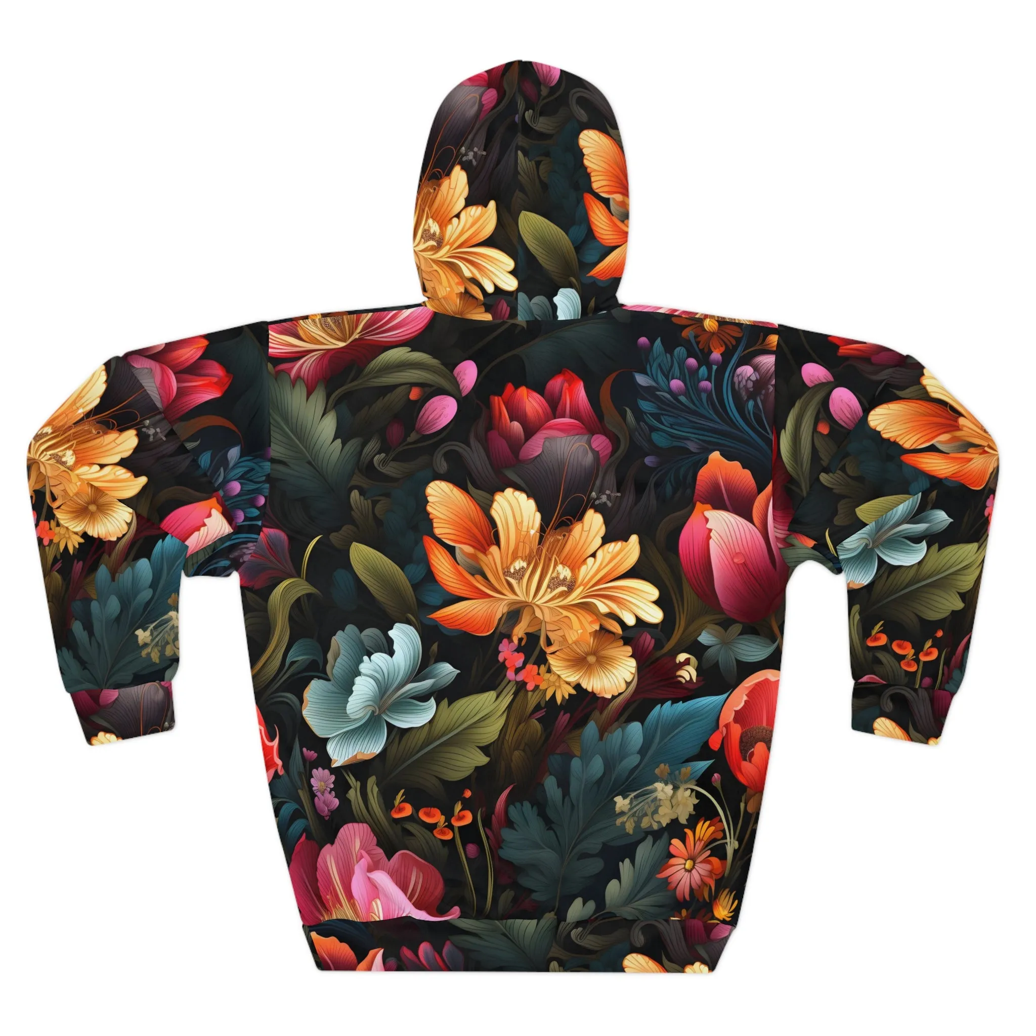 Floral Unisex Pullover Hoodie