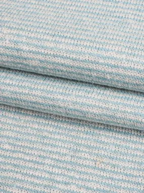 Hemp & Organic Cotton Heavy Weight Yarn Dye Stripe Fleece Fabric ( KF21B963E / KF21B963G )