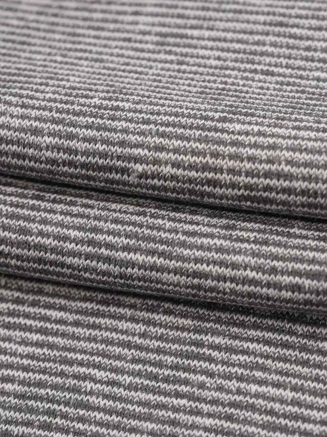 Hemp & Organic Cotton Heavy Weight Yarn Dye Stripe Fleece Fabric ( KF21B963E / KF21B963G )