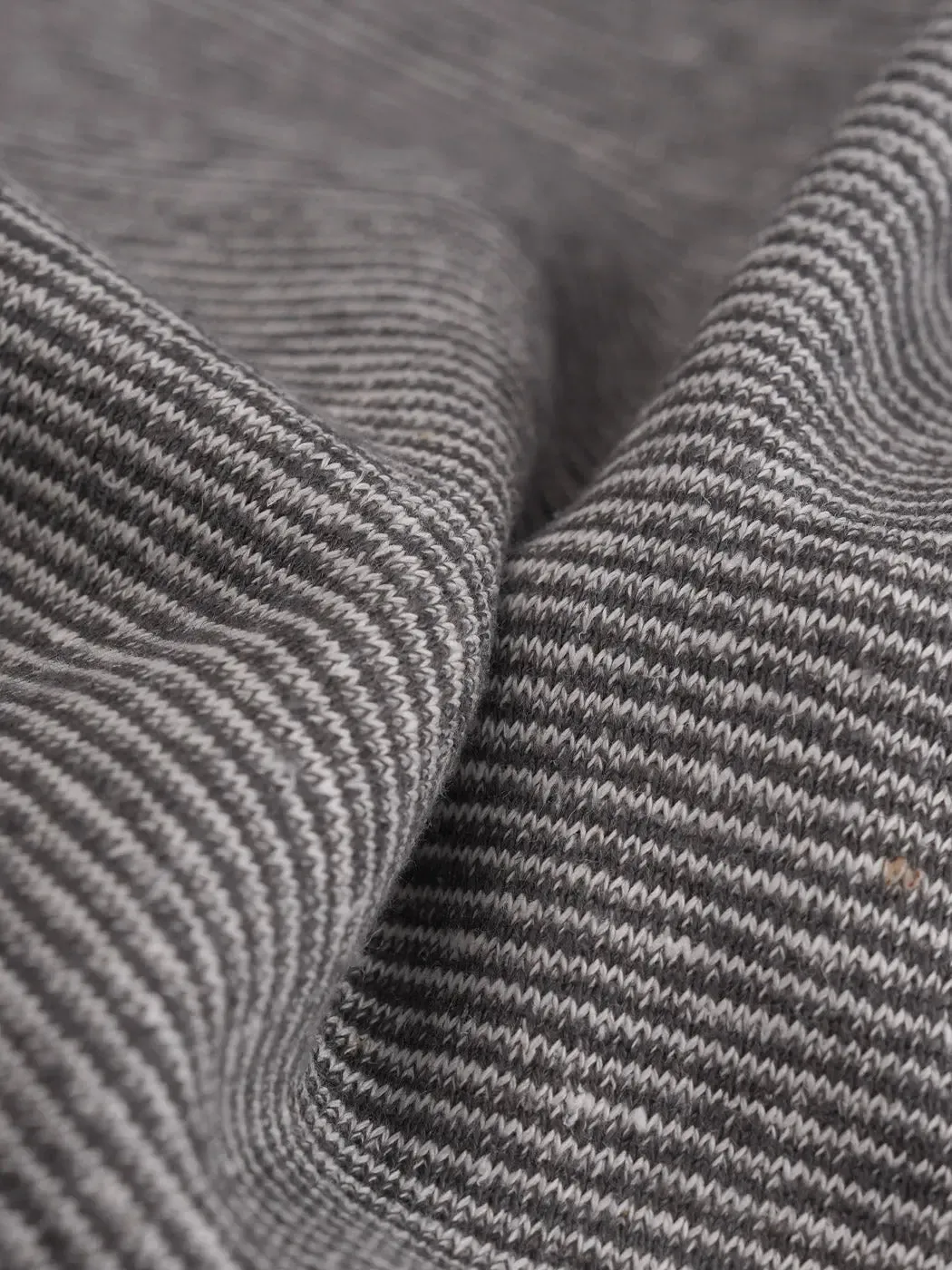 Hemp & Organic Cotton Heavy Weight Yarn Dye Stripe Fleece Fabric ( KF21B963E / KF21B963G )