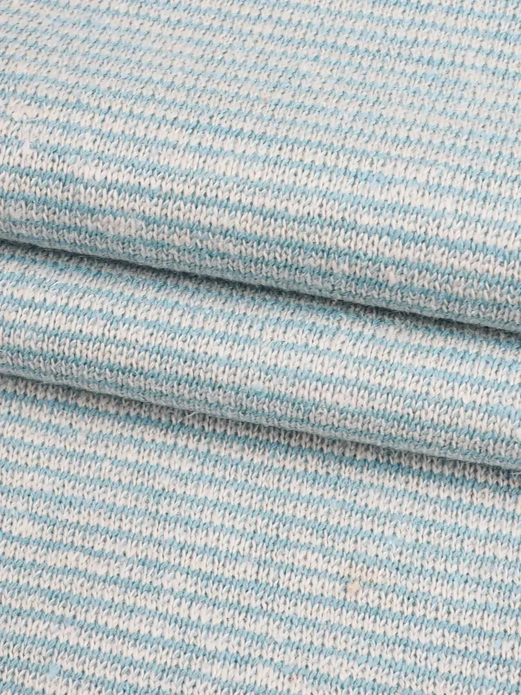 Hemp & Organic Cotton Heavy Weight Yarn Dye Stripe Fleece Fabric ( KF21B963E / KF21B963G )