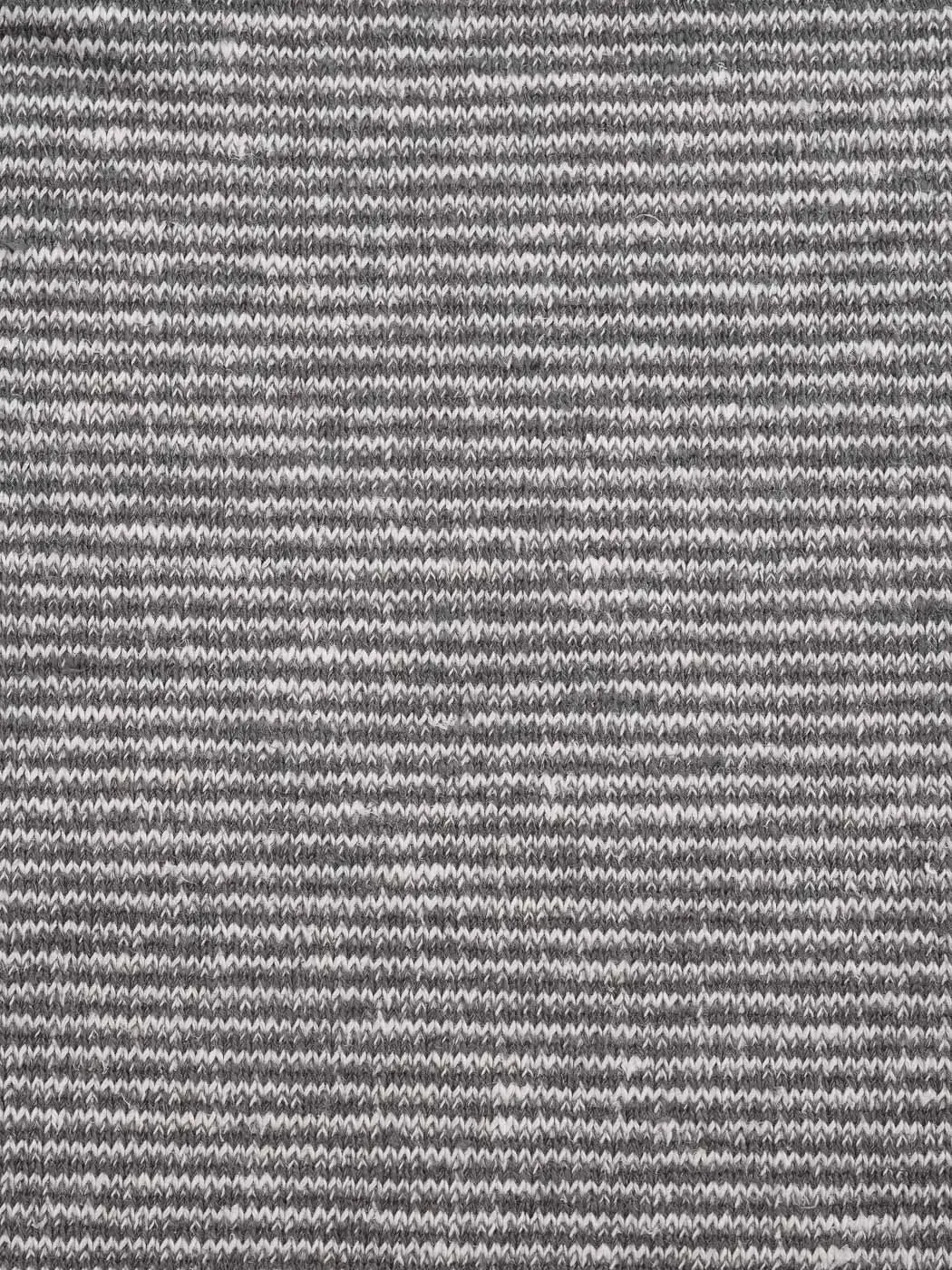 Hemp & Organic Cotton Heavy Weight Yarn Dye Stripe Fleece Fabric ( KF21B963E / KF21B963G )