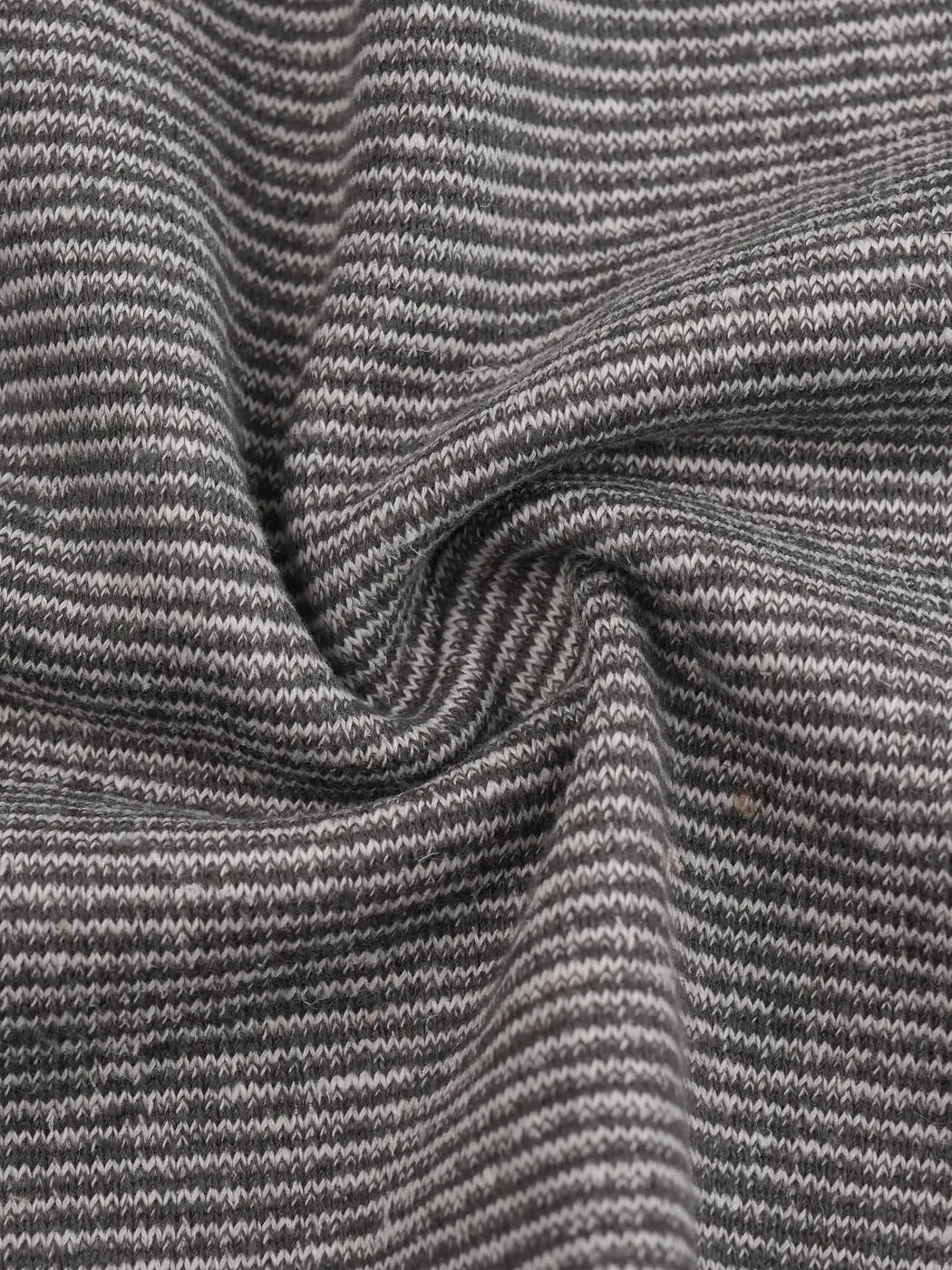 Hemp & Organic Cotton Heavy Weight Yarn Dye Stripe Fleece Fabric ( KF21B963E / KF21B963G )