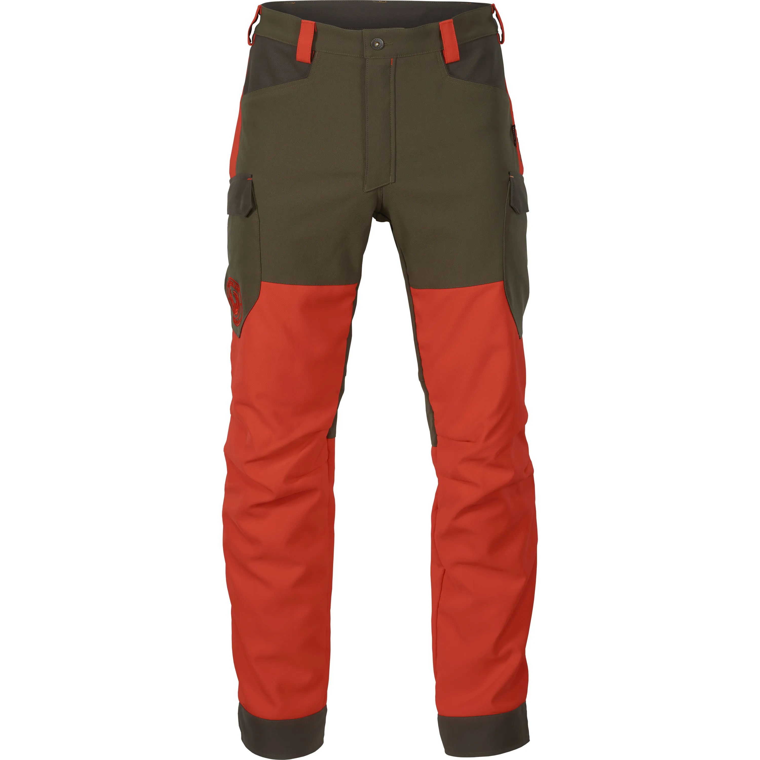 Härkila Men&#x27;s Wildboar Pro Trousers Wildboar Orange/Willow Green | Buy Härkila Men&#x27;s Wildboar Pro Trousers Wildboar Orange/Willow Green here | Outnorth